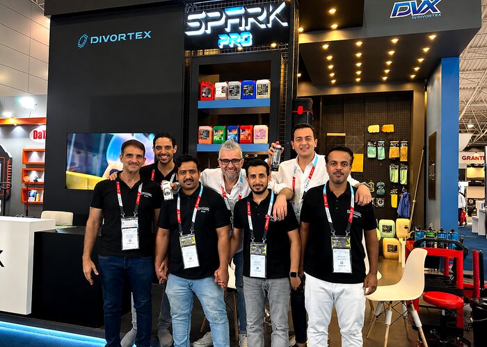 Atlas staff at an automotive product launch